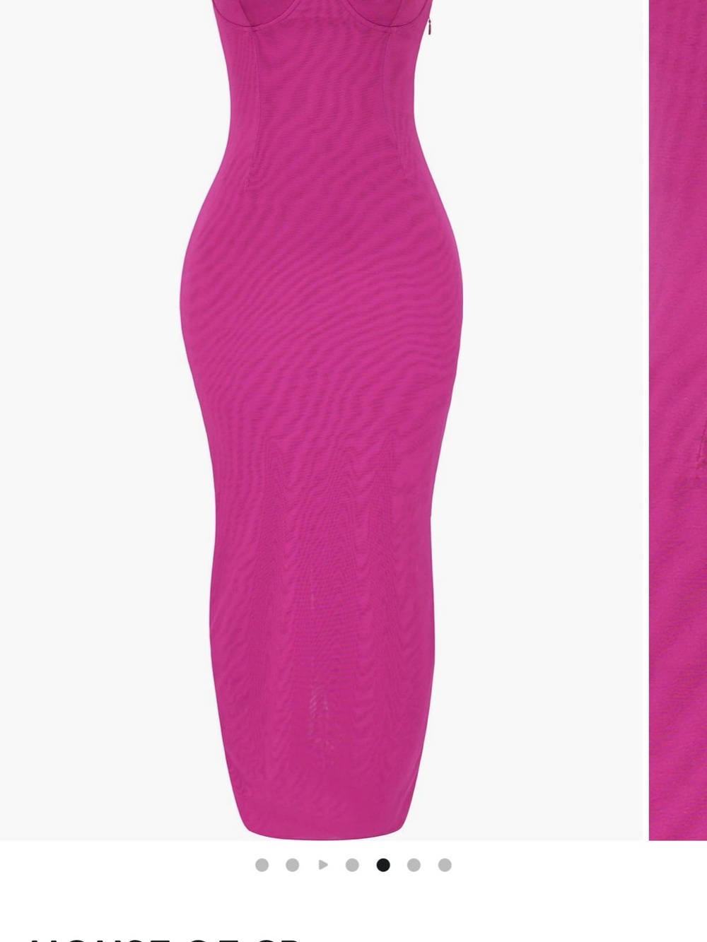 House of CB Aiza Underwire Cocktail Dress. Size Small- Larger Cup - Picture 4 of 9